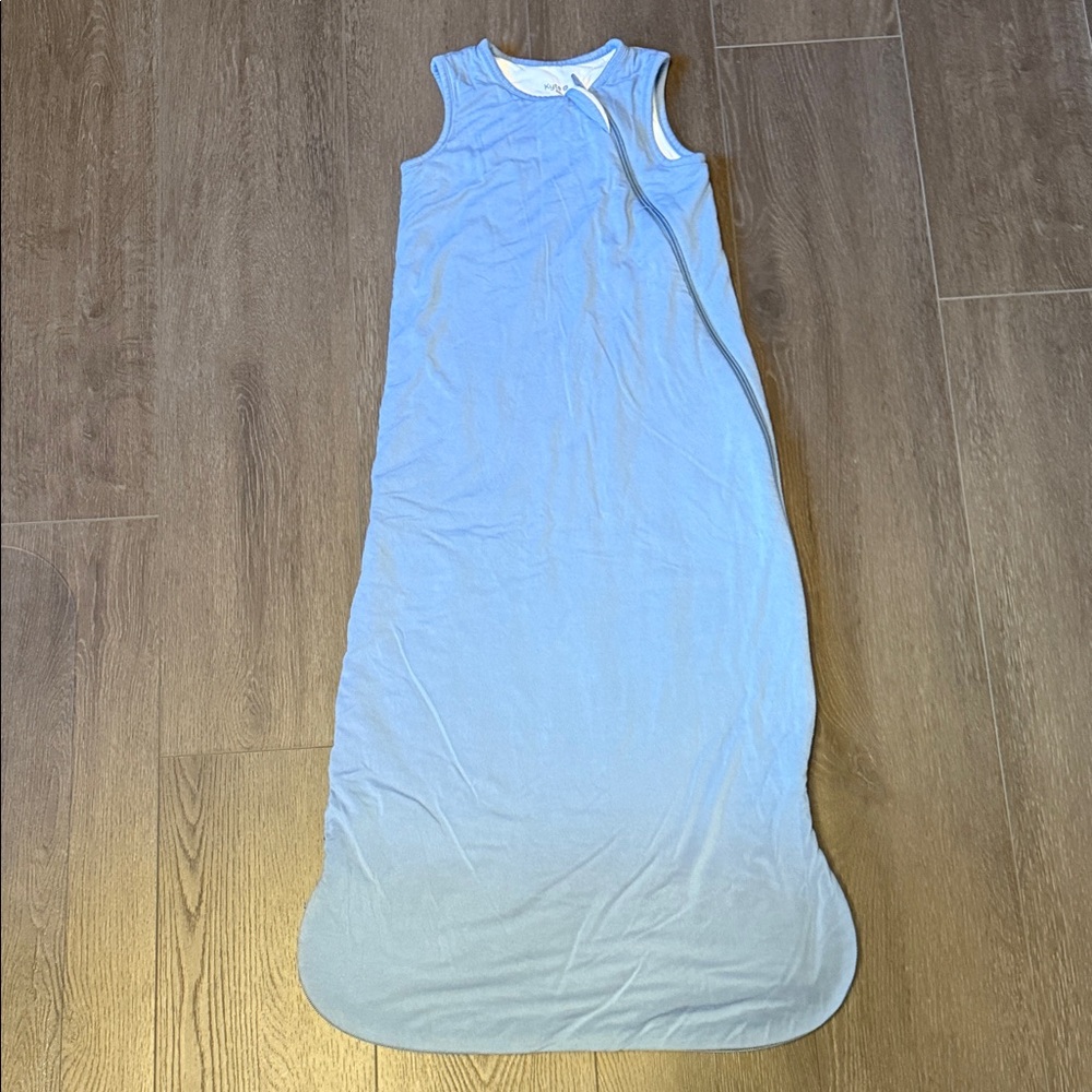Size L Kyte Baby Darker Blue Sleeveless Baby Sleep Sack with Side Zipper